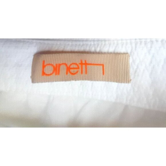 Womens Size 8 Coquette Casual Tie Accent Textured Summer Mini Skirt Cream - Picture 10 of 10